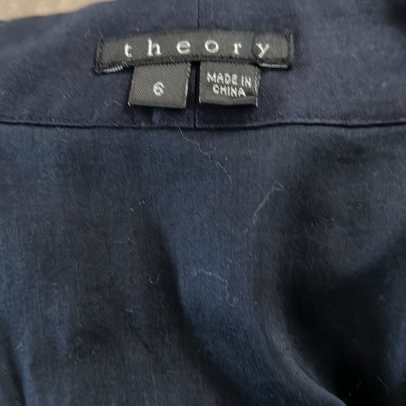 Theory Navy Blue fit and flair dress - Picture 9 of 10